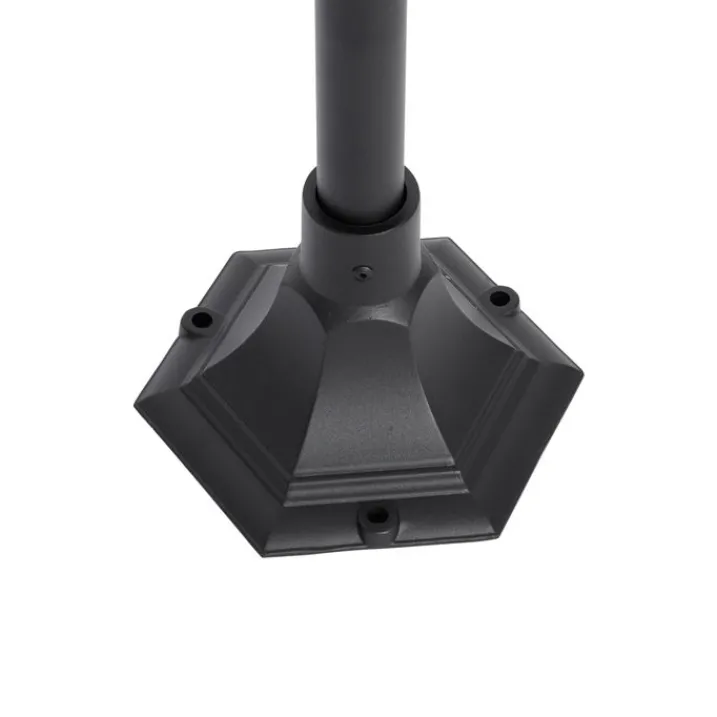 QAZQA Gartenbeleuchtung|Laternen Außen*Klassische Außenlaterne schwarz 135 cm IP44 - Berta