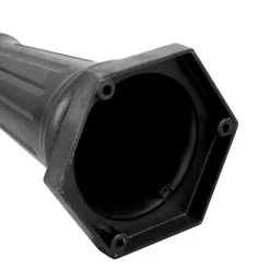 QAZQA Gartenbeleuchtung|Laternen Außen*Klassische Außenleuchte schwarz 217 cm IP44 - New Haven Gehämmert