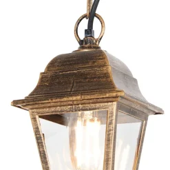 QAZQA Gartenbeleuchtung|Pendelleuchten Außen*Klassische Außenpendelleuchte Antikgold IP44 - Hauptstadt