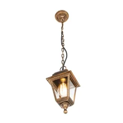 QAZQA Gartenbeleuchtung|Pendelleuchten Außen*Klassische Außenpendelleuchte Antikgold IP44 - Hauptstadt