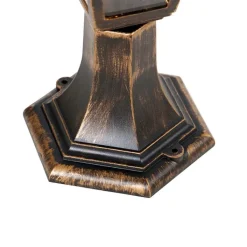 QAZQA Gartenbeleuchtung|Stehlampen Außen*Klassische Außenstange Gold 44 cm IP44 - Hauptstadt