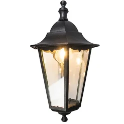 QAZQA Gartenbeleuchtung|Laternen Außen*Klassische Außenwandlaterne schwarz IP44 - New Orleans Down