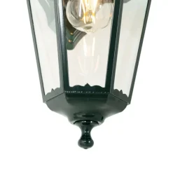 QAZQA Gartenbeleuchtung|Außenwandleuchten*Klassische Außenwandlaterne dunkelgrün IP44 – New Orleans Down