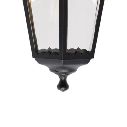 QAZQA Außenwandleuchten|Gartenbeleuchtung*Klassische Außenwandlaterne schwarz IP44 - Havana Down