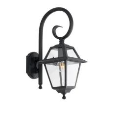 QAZQA Gartenbeleuchtung|Außenwandleuchten*Klassische Außenwandlaterne schwarz IP44 - Berta