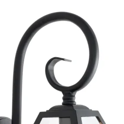 QAZQA Gartenbeleuchtung|Außenwandleuchten*Klassische Außenwandlaterne schwarz IP44 - Berta