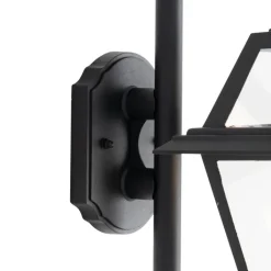 QAZQA Gartenbeleuchtung|Außenwandleuchten*Klassische Außenwandlaterne schwarz IP44 - Berta