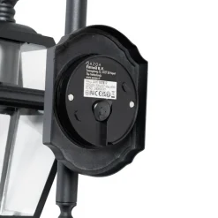 QAZQA Gartenbeleuchtung|Außenwandleuchten*Klassische Außenwandlaterne schwarz IP44 - Berta