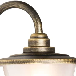 QAZQA Gartenbeleuchtung|Außenwandleuchten*Klassische Außenwandlaterne Antikgold IP44 - Brügge