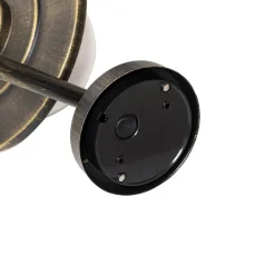 QAZQA Gartenbeleuchtung|Außenwandleuchten*Klassische Außenwandlaterne Antikgold IP44 - Brügge