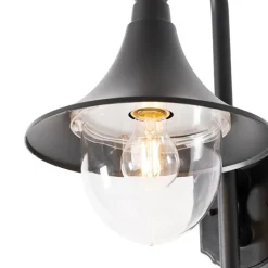 QAZQA Gartenbeleuchtung|Außenwandleuchten*Klassische Außenwandleuchte schwarz IP44 - Daphne