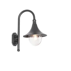 QAZQA Gartenbeleuchtung|Außenwandleuchten*Klassische Außenwandleuchte schwarz IP44 - Daphne