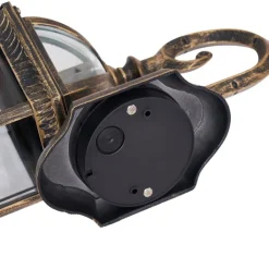 QAZQA Gartenbeleuchtung|Außenwandleuchten*Klassische Außenwandleuchte Antikgold IP44 - Glasgow