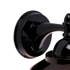 QAZQA Gartenbeleuchtung|Außenwandleuchten*Klassische Außenwandleuchte schwarz IP44 - Oxford