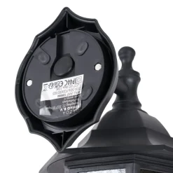 QAZQA Gartenbeleuchtung|Außenwandleuchten*Klassische Außenwandleuchte schwarz IP44 - New Haven Gehämmert