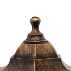 QAZQA Gartenbeleuchtung|Außenleuchten Mit Sensor*Klassische Außenwandleuchte antikgold mit Bewegungssensor - New Haven