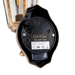 QAZQA Gartenbeleuchtung|Außenleuchten Mit Sensor*Klassische Außenwandleuchte antikgold mit Bewegungssensor - New Haven