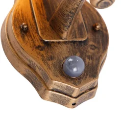 QAZQA Gartenbeleuchtung|Außenleuchten Mit Sensor*Klassische Außenwandleuchte antikgold mit Bewegungssensor - New Haven