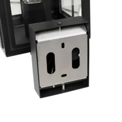 QAZQA Gartenbeleuchtung|Außenwandleuchten*Klassische Außenwandleuchte schwarz IP44 - Dover