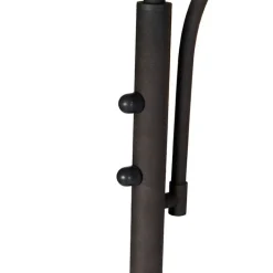 QAZQA Stehlampen|Wohnzimmerlampen*Klassische braune Stehlampe mit Leselampe – Dallas