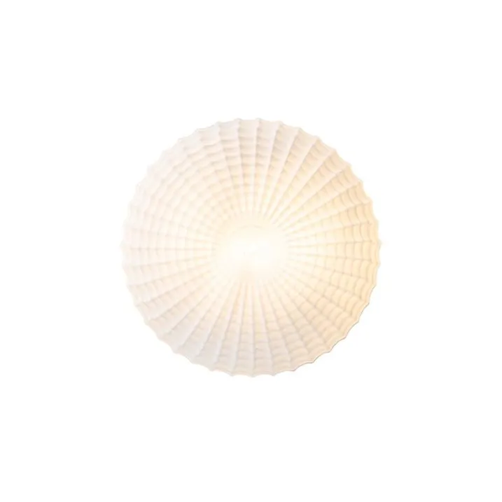 QAZQA Deckenleuchten Außen|Deckenleuchten*Klassische Deckenleuchte schwarz mit Opalglas 30 cm IP44 - Nohmi