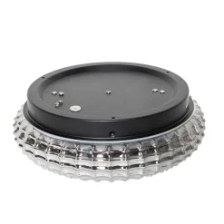 QAZQA Deckenleuchten Außen|Deckenleuchten*Klassische Deckenleuchte schwarz mit Rauchglas 30 cm IP44 - Nohmi