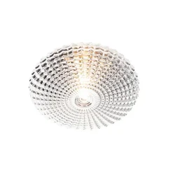 QAZQA Deckenleuchten Außen|Deckenleuchten*Klassische Deckenleuchte schwarz mit Rauchglas 35 cm IP44 - Nohmi