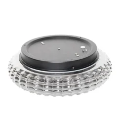 QAZQA Deckenleuchten Außen|Deckenleuchten*Klassische Deckenleuchte schwarz mit Rauchglas 35 cm IP44 - Nohmi