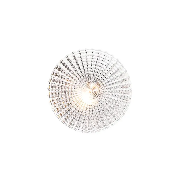 QAZQA Deckenleuchten Außen|Deckenleuchten*Klassische Deckenleuchte schwarz mit Rauchglas 23 cm IP44 - Nohmi