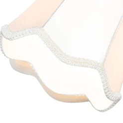 QAZQA Pendelleuchten|Wohnzimmerlampen*Klassische Hängelampe aus Messing mit weißem Lampenschirm 5-flammig - Nona