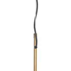 QAZQA Pendelleuchten|Wohnzimmerlampen*Klassische Hängelampe aus Messing mit weißem Lampenschirm 5-flammig - Nona