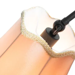 QAZQA Pendelleuchten|Wohnzimmerlampen*Klassische Hängelampe schwarz mit Lampenschirm gold 5-flammig - Nona