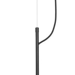 QAZQA Pendelleuchten|Wohnzimmerlampen*Klassische Hängelampe schwarz mit Lampenschirm gold 5-flammig - Nona