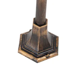 QAZQA Gartenbeleuchtung|Laternen Außen*Klassische Laterne Antikgold 122 cm IP44 - Hauptstadt