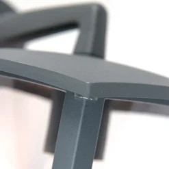 QAZQA Gartenbeleuchtung|Außenwandleuchten*Klassische Laterne für den Außenbereich mit dunkelgrauer Schutzart IP44 - Platar