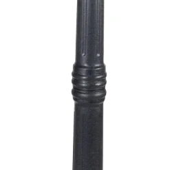 QAZQA Gartenbeleuchtung|Laternen Außen*Klassische Laterne schwarz 3-Licht IP44 - Hauptstadt