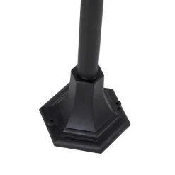 QAZQA Gartenbeleuchtung|Laternen Außen*Klassische Laterne schwarz 122 cm - Hauptstadt