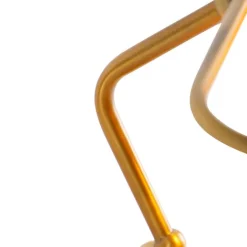 QAZQA Tischlampen|Wohnzimmerlampen*Klassische Notarlampe Bronze mit Braunglas - Banker