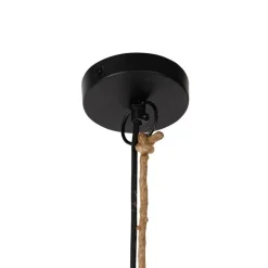 QAZQA Pendelleuchten|Wohnzimmerlampen*Klassische Pendelleuchte Gold mit Seil - Animal Monkey