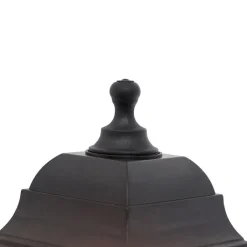 QAZQA Gartenbeleuchtung|Außenwandleuchten*Klassische schwarze Außenwandleuchte mit Bewegungsmelder – Capital