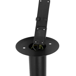 QAZQA Gartenbeleuchtung|Laternen Außen*Klassische Stehleuchte für den Außenbereich schwarz 100 cm IP44 - Dover