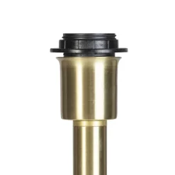 QAZQA Schlafzimmerlampen|Esszimmerlampen*Klassische Stehleuchte Messing ohne Schirm - Simplo