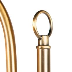 QAZQA Lampen Für Dein Homeoffice|Schlafzimmerlampen*Klassische Stehleuchte mit weißem Lampenschirm - Ashley