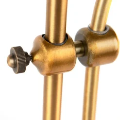 QAZQA Lampen Für Dein Homeoffice|Tischlampen*Klassische Tischlampe Bronze mit weißem Schirm - Ashley