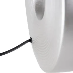 Honsel Tischlampen|Esszimmerlampen*Klassische Tischlampe grau mit Stahl - Ollo