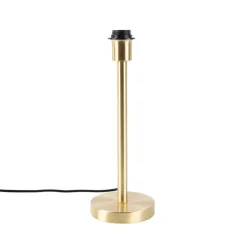 QAZQA Leuchten Ohne Schirm|Tischlampen*Klassische Tischlampe Messing ohne Schirm - Simplo