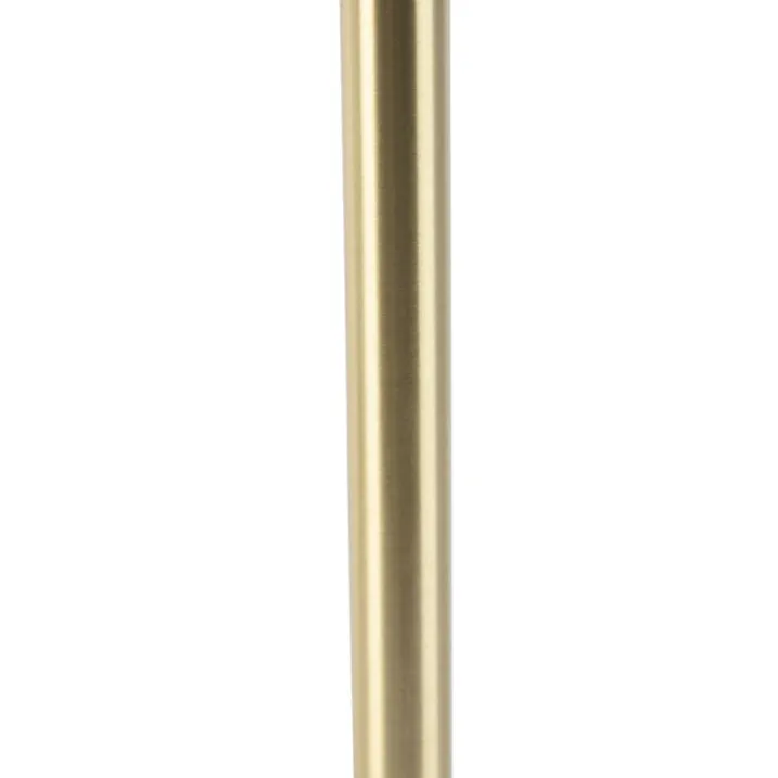 QAZQA Leuchten Ohne Schirm|Tischlampen*Klassische Tischlampe Messing ohne Schirm - Simplo