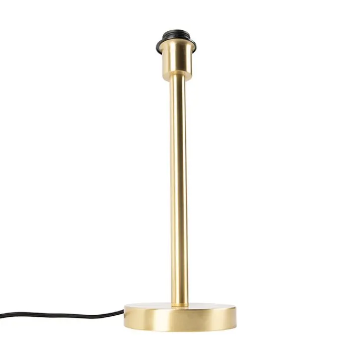 QAZQA Leuchten Ohne Schirm|Tischlampen*Klassische Tischlampe Messing ohne Schirm - Simplo