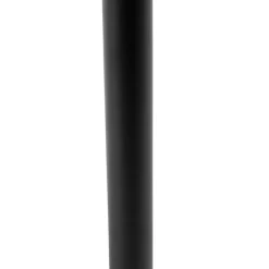 QAZQA Tischlampen|Wohnzimmerlampen*Klassische Tischlampe schwarz mit schwarzem Schirm 32 cm - Simplo