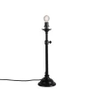 QAZQA Leuchten Ohne Schirm|Tischlampen*Klassische Tischlampe schwarz ohne Schirm verstellbar - Accia